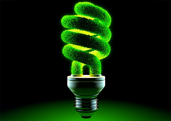 綠色節能燈